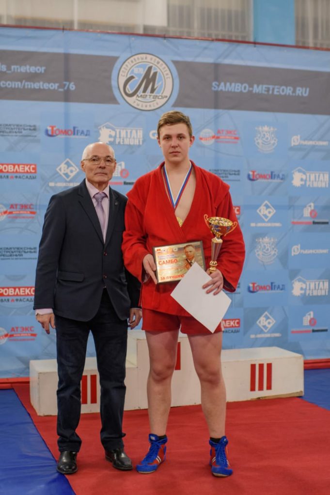 Рыбинский борец одержал победу на Всероссийском турнире по самбо