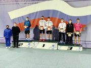 Спортсмены региона на Всероссийских соревнованиях по бадминтону