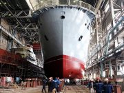 На Рыбинском заводе «Вымпел» создали самый большой в истории предприятия корабль