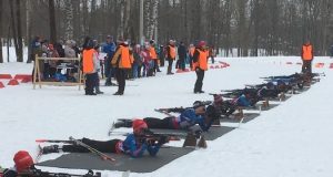 В Рыбинске впервые прошли соревнования по детскому биатлону