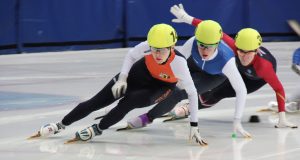 В «Полете» проходит первенство области по шорт-треку