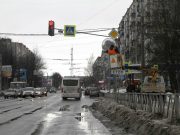 На перекрестке Плеханова и Луначарского установили дорожные зеркала
