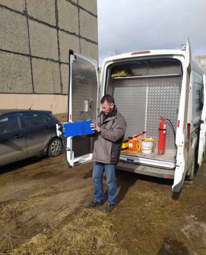 В Рыбинске проверяют качество воздуха после крупного пожара