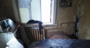 Пожар в микрорайоне Копаево