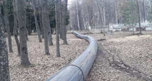 В Волжском парке переложат 400 метров аварийного водопровода