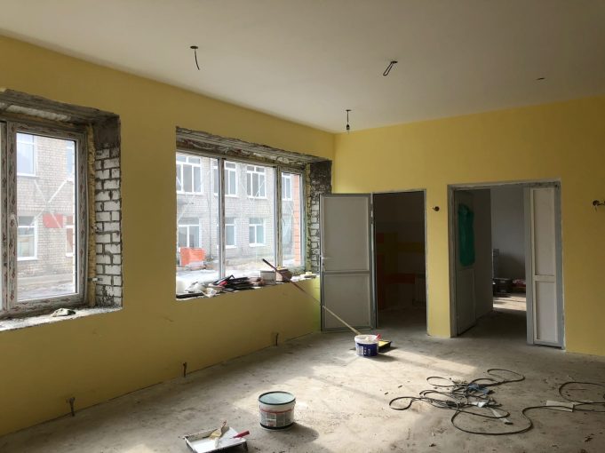 Ясельный корпус на Куйбышева готов на 75%