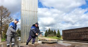 Специалисты ОАО «Рыбинскгазсервис» провели техническое обслуживание на мемориалах с Вечным огнем