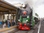 На ретропоезде прокатились уже более пяти тысяч человек