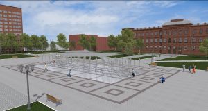 В Рыбинске благоустроят площадь Дерунова