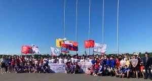 Рыбинск посетили участники легкоатлетического марафона «Дети против наркотиков — Я выбираю спорт!»