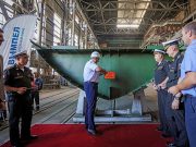 На ССЗ «Вымпел» состоялась закладка катера специального назначения для Северного флота