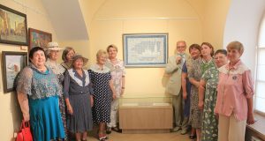 Уникальное кружевное панно в дар Рыбинску