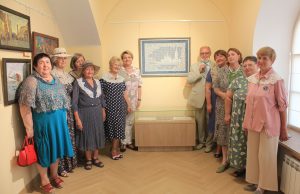 Уникальное кружевное панно в дар Рыбинску