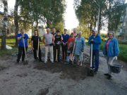 Общественники отремонтировали дорогу