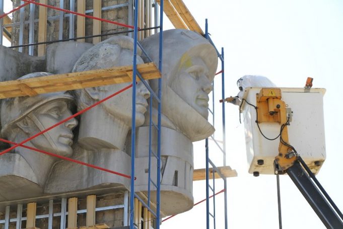 Ремонт Комсомольской площади выходит на завершающий этап