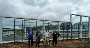 В Демино возводят новый спортивный городок