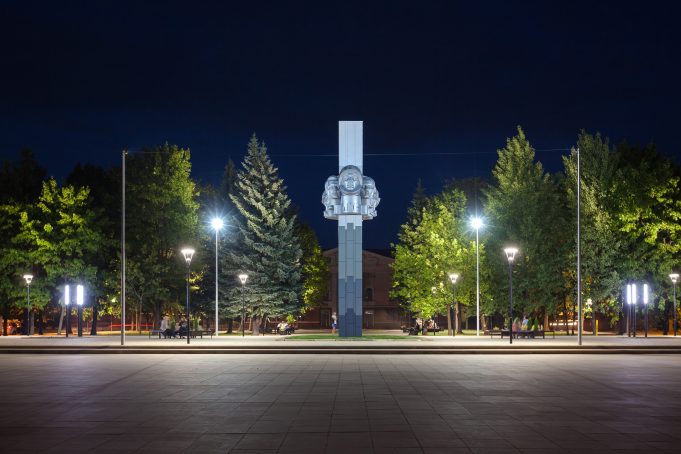 В Рыбинске открывают обновленную Комсомольскую площадь