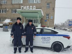 Инспекторы ГИБДД спасли жизнь пенсионерке