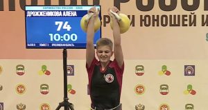 Воспитанница «Метеора» Алена Дрожженикова взяла два золота на Первенстве России по гиревому спорту