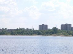 В Рыбинске начали готовить территорию для берегоукрепления