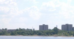 В Рыбинске начали готовить территорию для берегоукрепления