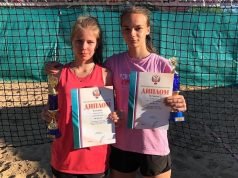 Сборная региона завоевала 5 медалей чемпионата и первенства России по пляжному теннису