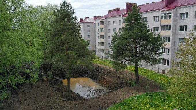 В Рыбинске завершается благоустройства зоны отдыха по инициативе местных жителей