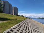 У ДК «Вымпел» начался ремонт старых берегоукрепительных сооружений