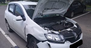 В Рыбинске столкнулись две иномарки. За рулем были женщины