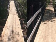 Жители деревни Демино сами отремонтировали мост