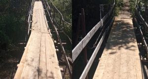 Жители деревни Демино сами отремонтировали мост