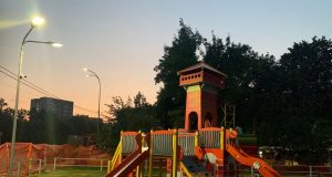 В «Маленьком Рыбинске» появилась пожарная каланча