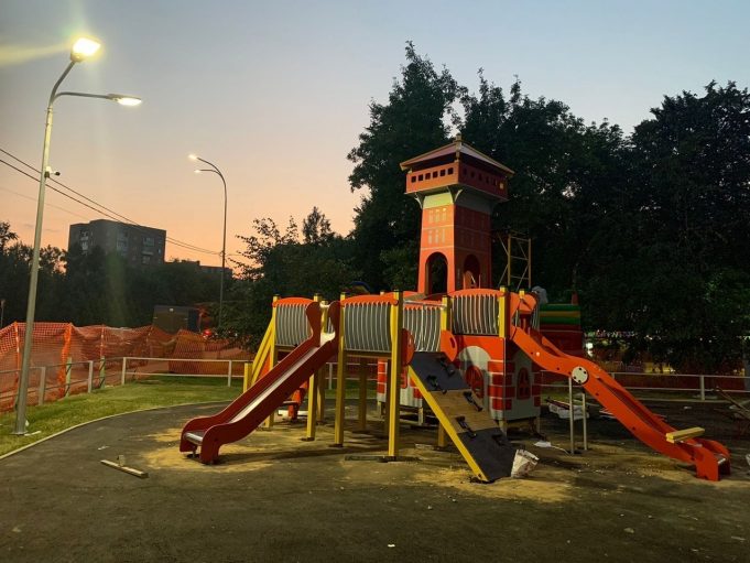 В «Маленьком Рыбинске» появилась пожарная каланча