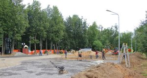 Детскую игровую площадку в Волжском парке планируют сдать к концу августа