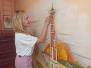 Рыбинская художница украсила своими работами помещения детского сада №99