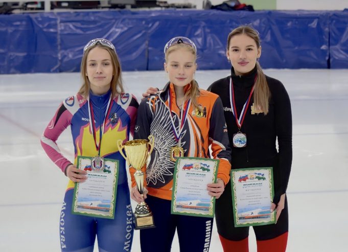 Рыбинские шорт-трекисты собрали большой медальный урожай на III этапе Кубка России