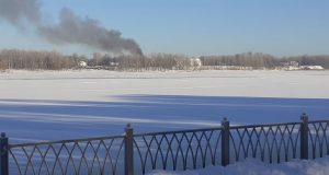 В Заволжье горел частный дом