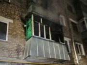 На Полиграфе сгорела жилая квартира