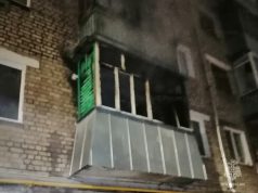 На Полиграфе сгорела жилая квартира