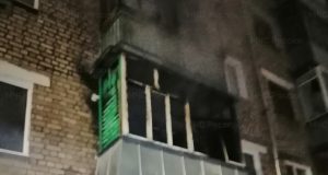 На Полиграфе сгорела жилая квартира