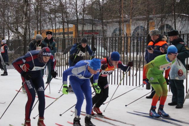Пожарные из Рыбинска стали призерами соревнований по лыжным гонкам