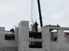 Школа в Погорелке «растет» на глазах