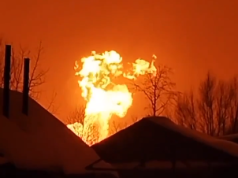 В Ярославской области произошел пожар на газопроводе