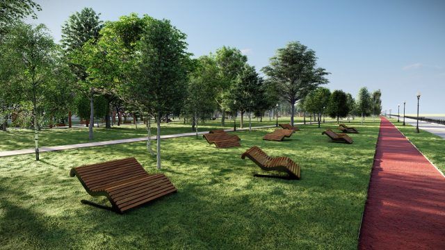 Волжский парк Рыбинска кардинально поменяет свой внешний облик