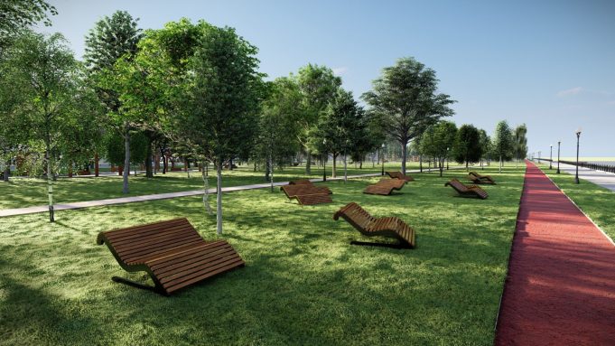 Волжский парк Рыбинска кардинально поменяет свой внешний облик