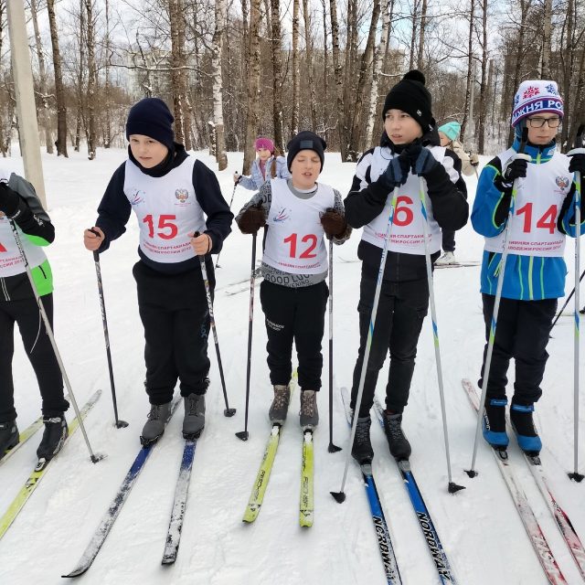 Рыбинские школьники померились силами на лыжне