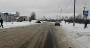 В Рыбинске на пешеходном переходе сбили женщину