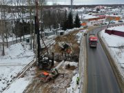 В поселке Искра Октября приступили к реконструкции моста через реку Коровку