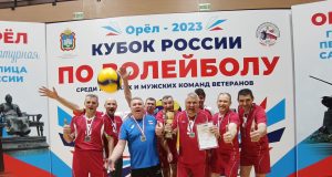 Рыбинская волейбольная команда блеснула на Кубке России среди ветеранов