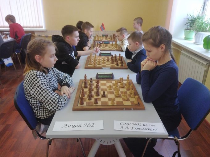 Победителями муниципального этапа турнира «Белая ладья» в Рыбинске стали шахматисты из лицея №2